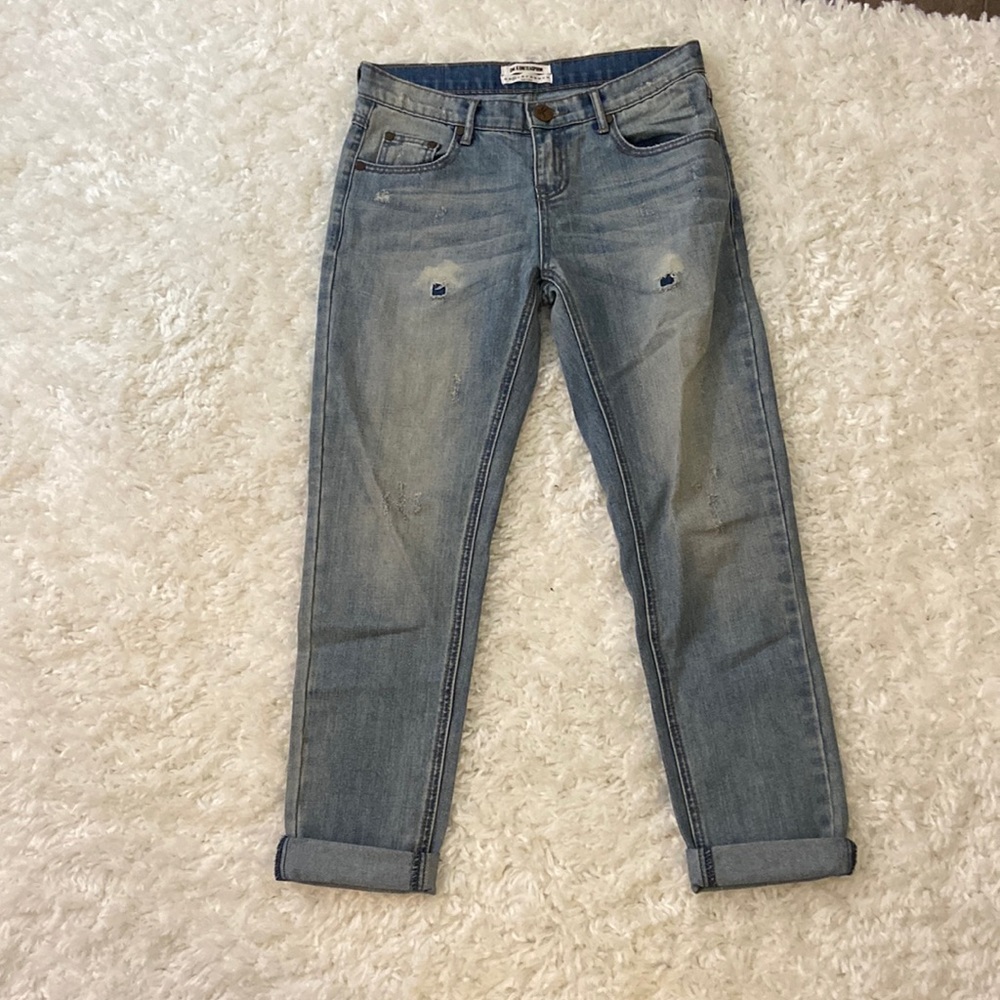 One x One teaspoon Distressed Mom Jeans